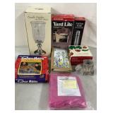 NOS Items Lot - Yard Light, Candleholders etc