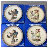 4 Goebel Hummel Collector Plates 7.5'