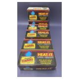 3 New 4 Packs HEAT-IT Camping Burners