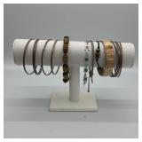 12 vintage bracelets rope, turtles, mosaic