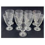 9 Anchor Hocking Berwick Boopie Glasses  5.5'