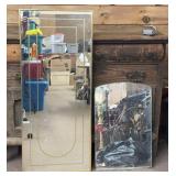 2 old mirrors 16 x 24 & 18 x 42