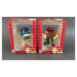 2 New M&M Christmas Ornaments