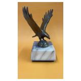 Brass Eagle on Stand 9.5'