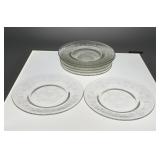 7 hazel atlas Florentine dessert plates