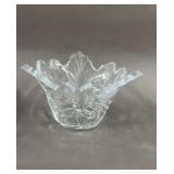 Crystal Leaf Bowl 7'