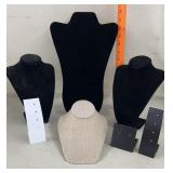 7pc Necklace and Earrings Jewelry Displays