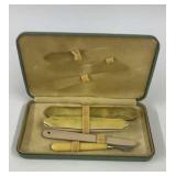 Vintage Celluloid Manicure Set