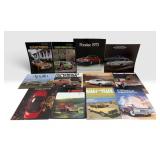 12 vintage car auto brochures catalogs