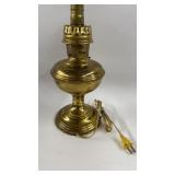 Vintage Aladdin Electrified Lamp Brass 13'