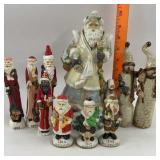 11 Christmas Santa Figurines