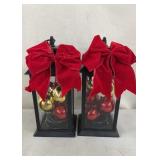 2 Christmas Decor Lanterns 12'