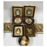 Vintage Miniature Art-Victorian,