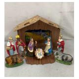 Vintage Nativity Set