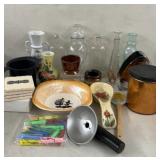 Misc Lot - Vases, Bottles, Coasters etc