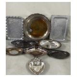 Assorted Silverplate and other Trays