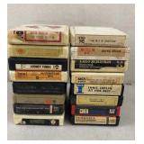 16 Vintage 8 Track Tapes - Cher, Janis Joplin etc