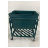 Rolling Plastic File Cart 22 x 20 x 15