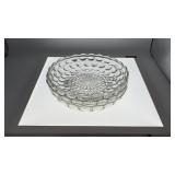 3 bubble glass serving bowls 8 1/4'