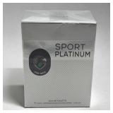 NEW sport platinum eau de toilette for men cologne