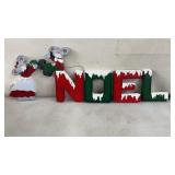 Wood NOEL Letters