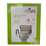 NEW nova toilet seat riser w/ arms