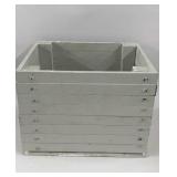 Painted Wood Decor Box 12 x 9 x 10