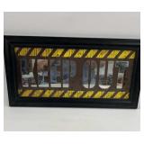 KEEP OUT Mirrored Sign 18 x 9.5