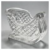 7' diamond point crystal sleigh
