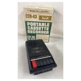 Vintage Realistic CTR-43 Cassette Recorder
