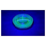 4 hazel atlas Florentine uranium grill plates