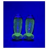 Uranium green floretine S&P set