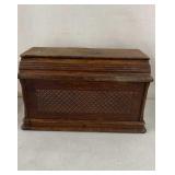 Antique Casket Top for an Old Sewing Machine