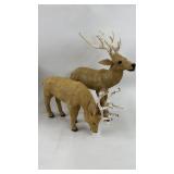 2 Burlap Reindeer 13'