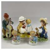 5 Vintage Figurines