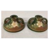 Roseville Pottery Candlesticks