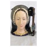 7" Royal Doulton "Anne Boleyn" Toby Mug England