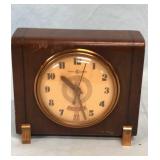 General Electric Deco Wooden Clock WORKS