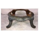 22" Antique Cast Iron Stove Base