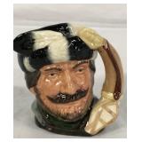 Royal Doulton "The Trapper" Toby Mug England