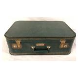 Vintage Forest Green Suitcase