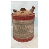 Galvanized Red Band Gas Can