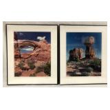 2 Signed R.L. Shores Landscape Prints