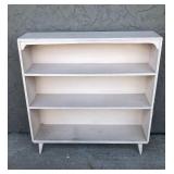 Vintage Blonde Wooden 3 Shelf Bookcase