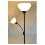 Metal Body Dual Light Adjustable Floor Lamp WORKS