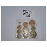 RARE 1953 9 Coin UK Coronation Mint Set in OGP