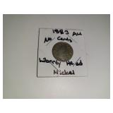 1883 No Cents Liberty Head Nickel