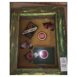 Vintage Lucky Strike Shadow Box