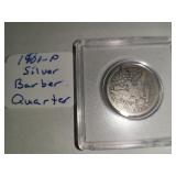 1901 Silver Barber Dime