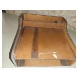 Small Wooden desk top organizer